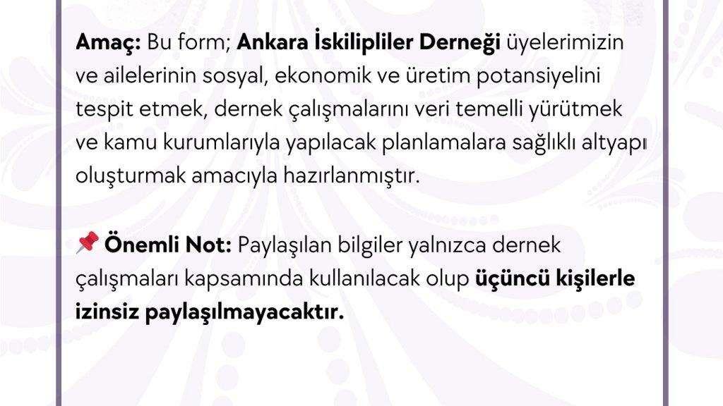 ÜYE VE HANE BAZLI SOSYAL – EKONOMİK DURUM TESPİT FORMU
